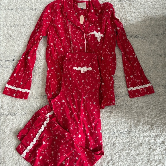Victoria's Secret Red and White Polka Dot Pajama Set - Picture 1 of 2